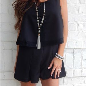 Black Thirty One Boutique Romper